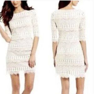 NWT Jessica Howard Ivory Lace Cocktail Dress Size 10